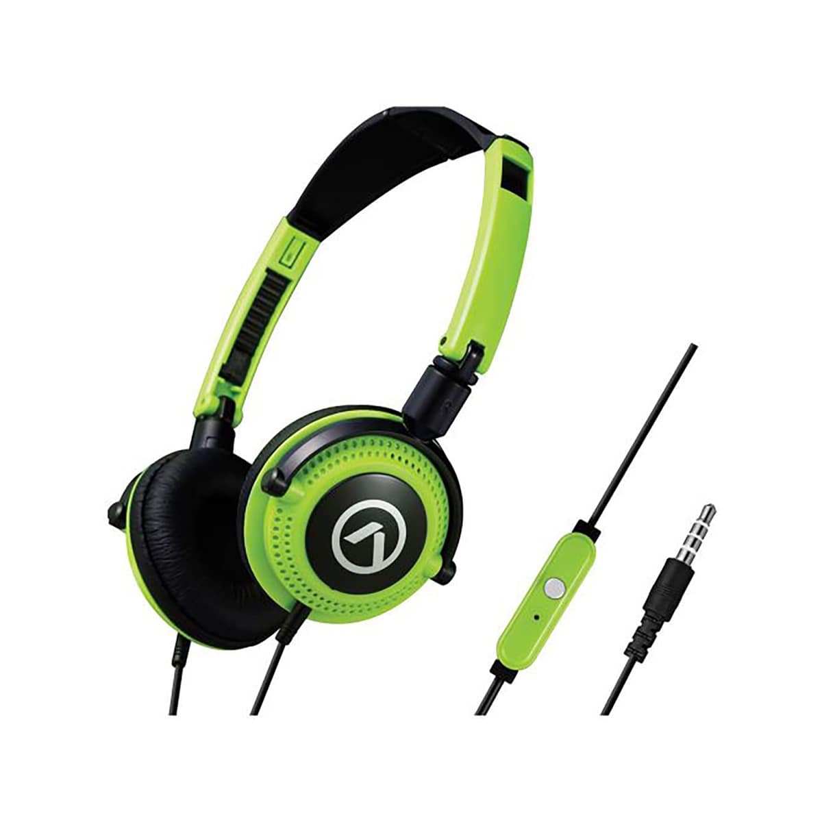 AMPLIFY SYMPHONY HEADPHONE WITH MIC BLACK AND GREEN 3 Mos Online Tech